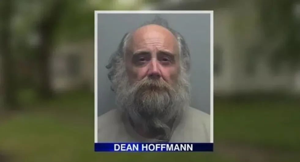 Dean Hoffman in his mugshot.