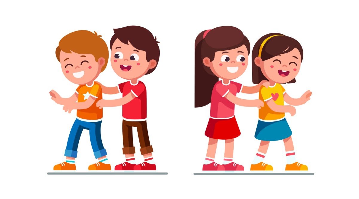 Representative Image Source: Smiling preschool boy and girl kids tickling laughing friends. Happy kids tickle each other playing together having fun. (Getty Images)