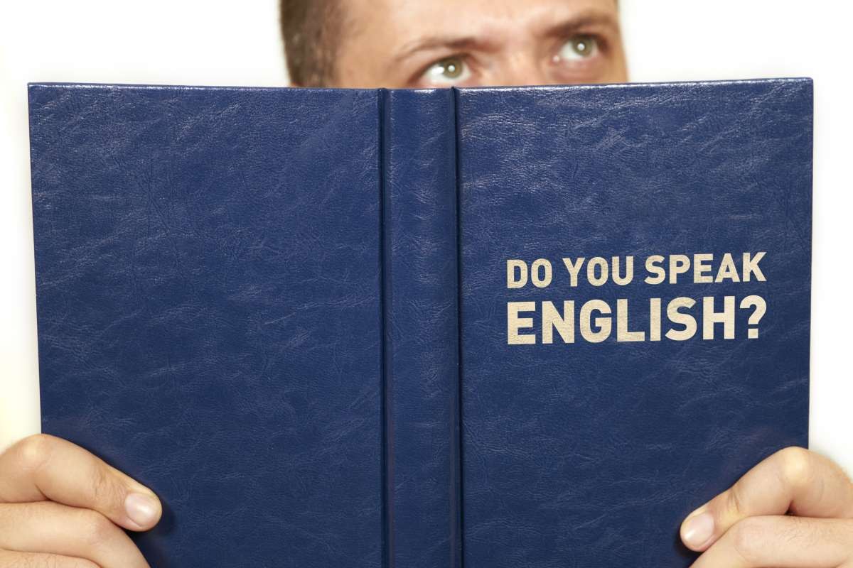 Representative Image Source: Do you speak English. Man read a book. (Getty Images)