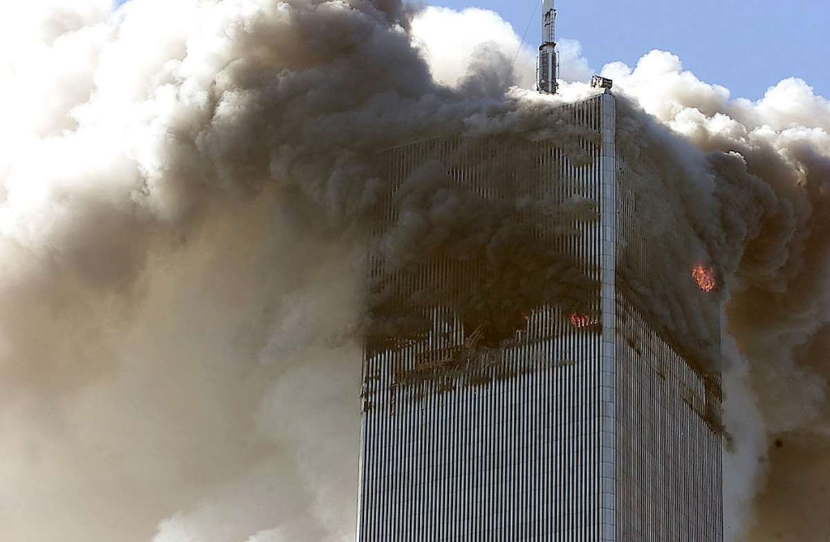 Image Source: 394263 14: (PUERTO RICO OUT) (FILE PHOTO) The north tower of the World Trade Center burns after s hijacked airplane hit it September 11, 2001 in New York City. Almost two years after the September 11 attack on the World Trade Center, the New York Port Authority is releasing transcripts on August 28, 2003 of emergency calls made from inside the twin towers.(Photo by Jose Jimenez/Primera Hora/Getty Images)