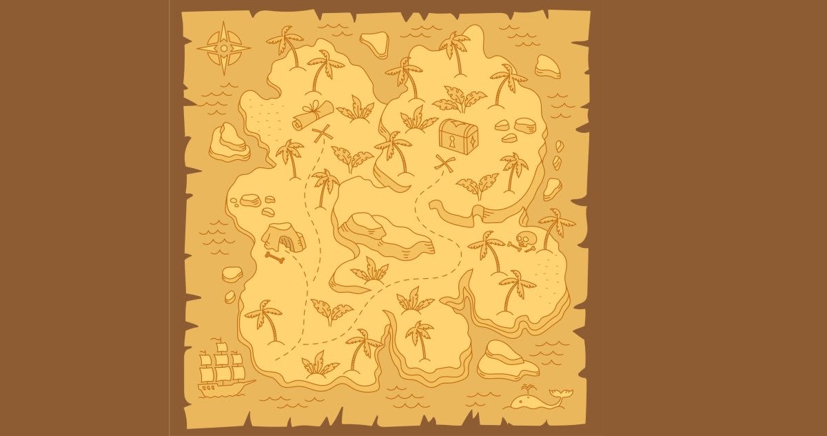 Representative Image Source: Island locality area map sketch. Isle city and village. Map for board game. Hand drawn vector line. Open paths editable outline. Mountain, river and village field.