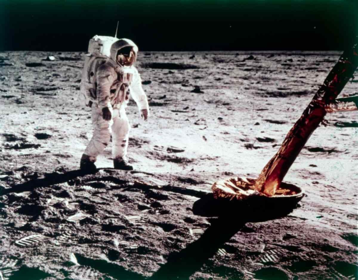 Buzz Aldrin near the leg of the Lunar Module on the Moon, Apollo 11 mission, July 1969. (Representative Image Source: Getty Images | Heritage Space/Heritage Images)