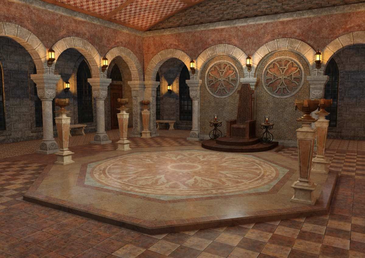 3D illustration fantasy throne room (Representative Image Source: Getty Images | Vac1)