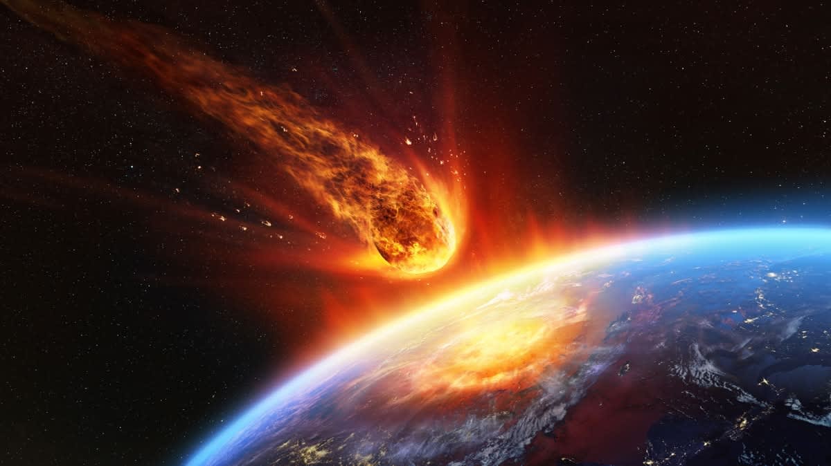 Meteor Impact On Earth - Fired Asteroid In Collision With Planet (Representative Image Source: Getty Images | Romolo Tavani)