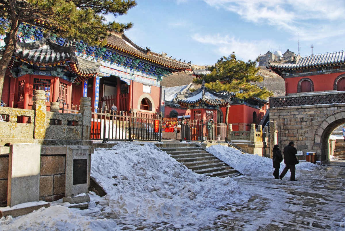 These ancient Chinese Buildings have been here on the side of Mt Tai the Holy mountain for decades and visited by thousands Mt Tai one of most holy locations in China  (Representative Image Source: Getty Images | jmoor7)