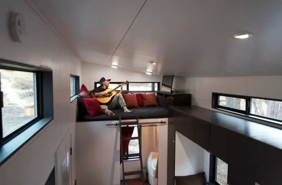 Upstairs in bed with the guitar
