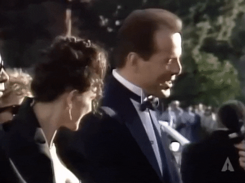 gif of Demi Moore and Bruce WIllis at the Oscars