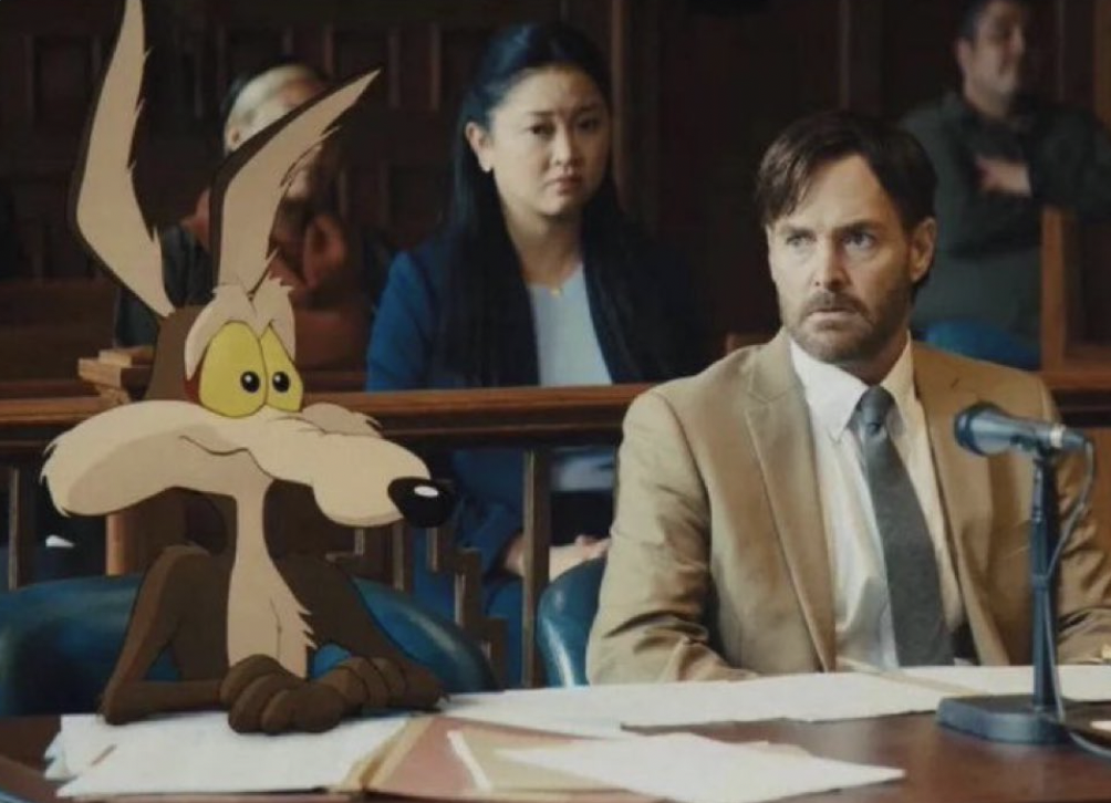 Wile E. Coyote, court, cartoon, live action, Will Forte