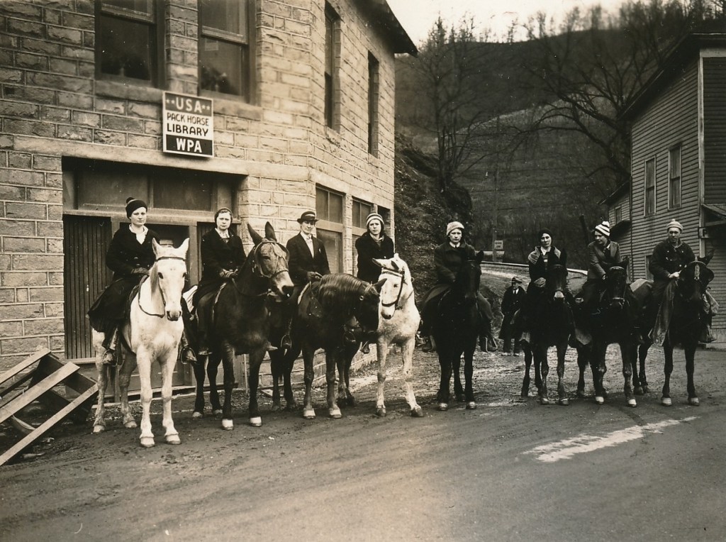horses, pack horse, librarians, kentucky, WPA