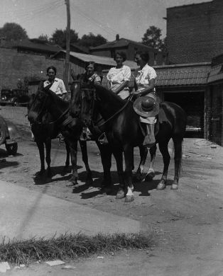 pack horse library project, pack horse, librarians, library, WPA 