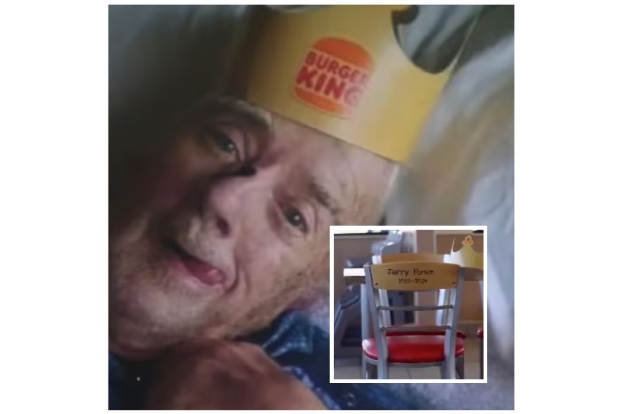 Jerry Parkin and his chair