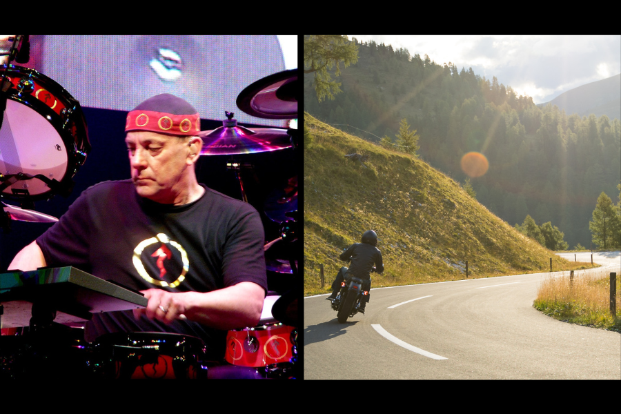 neil peart, rush, motorcycle, grief, tragedy
