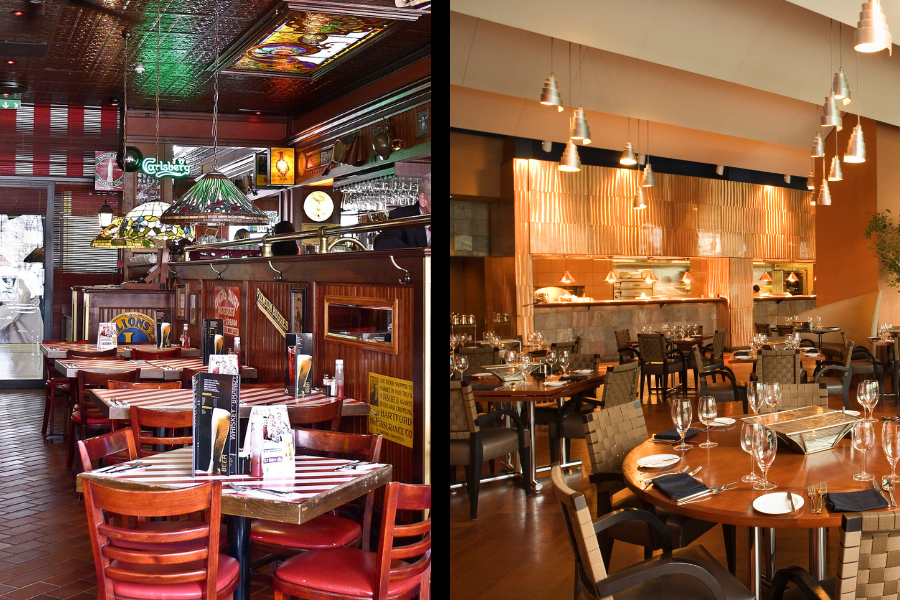 restaurants, '90s restaurants, restaurant decor, culture shift, generational change