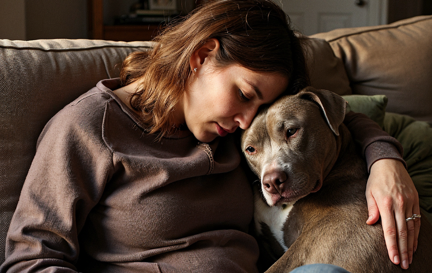 dogs, wife internet mystery, protective pet, strange illness, husband looking for help, helpful dog