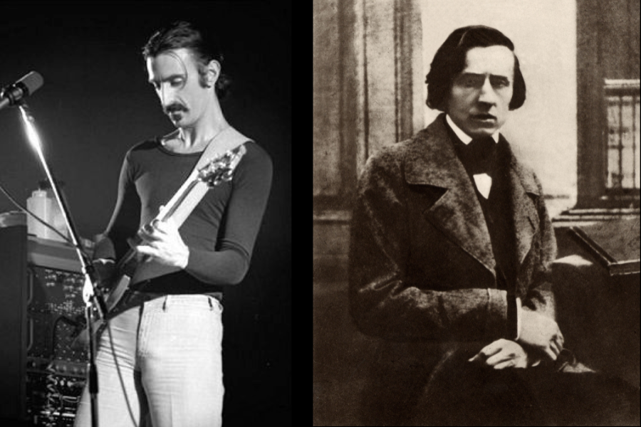 frank zappa, frederic chopin, Pomona College, pranks, music