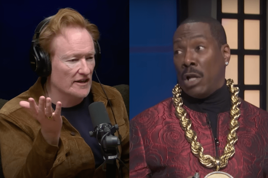 Conan O'Brien, Eddie Murphy, comedians, actors, sketch comedy