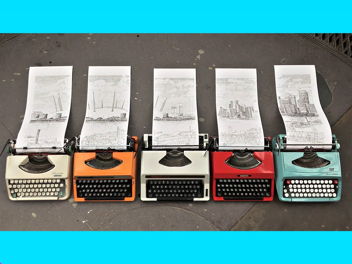 abstract, unique art, standard typewriter, portraits, architecture, landscapes