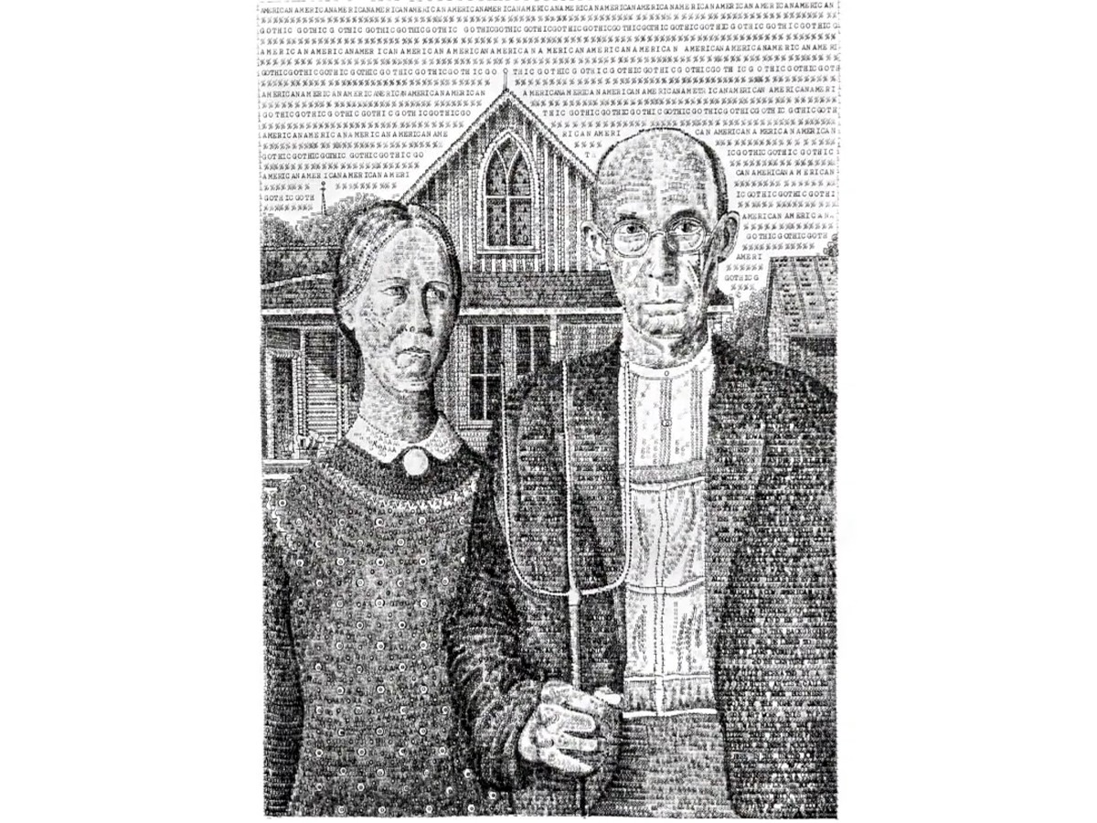 history, classic art, famous painting, art series, Portraits of America, typing