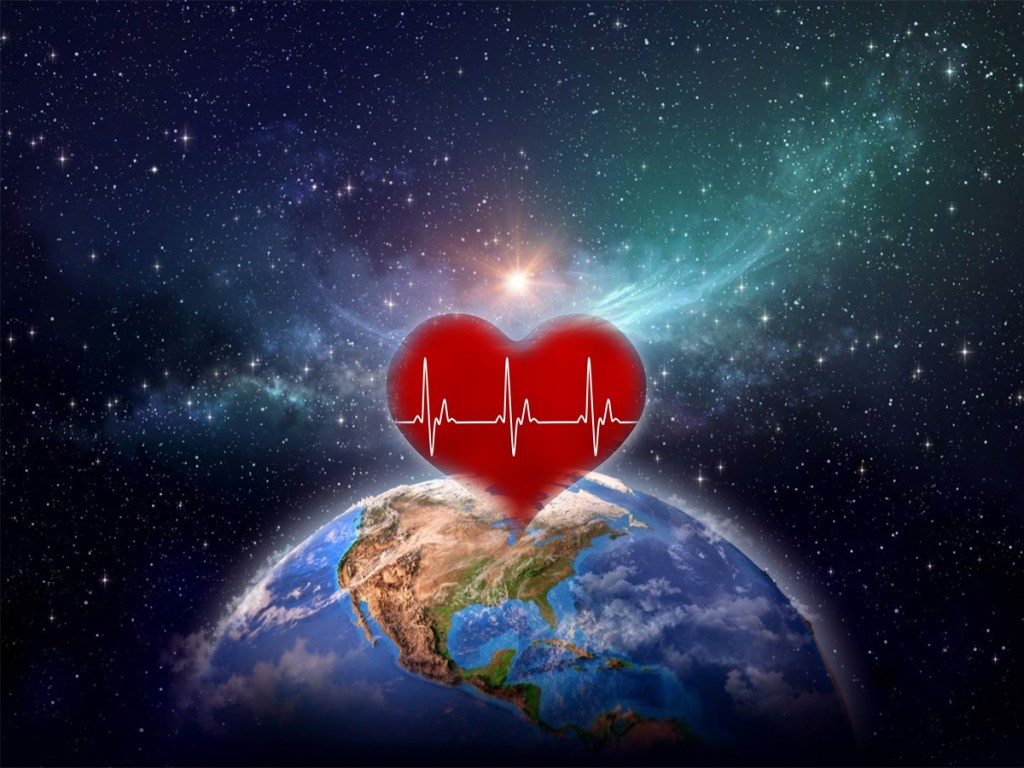 space, solar system, heartbeat, energy, global patterns, life energy, satellite footage