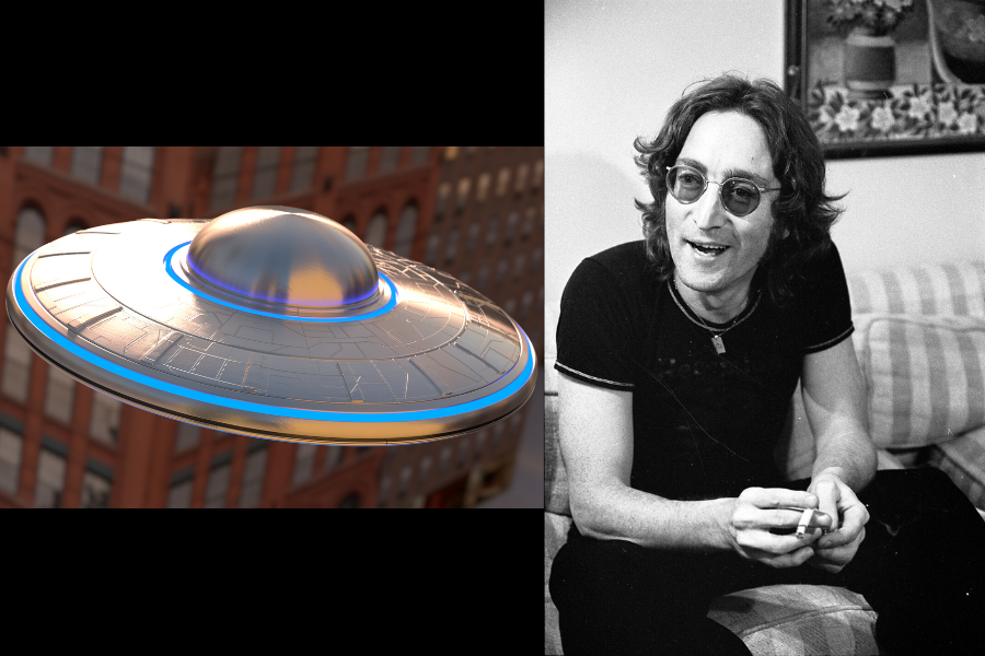 john lennon, ufo, new york city, the beatles, rock history
