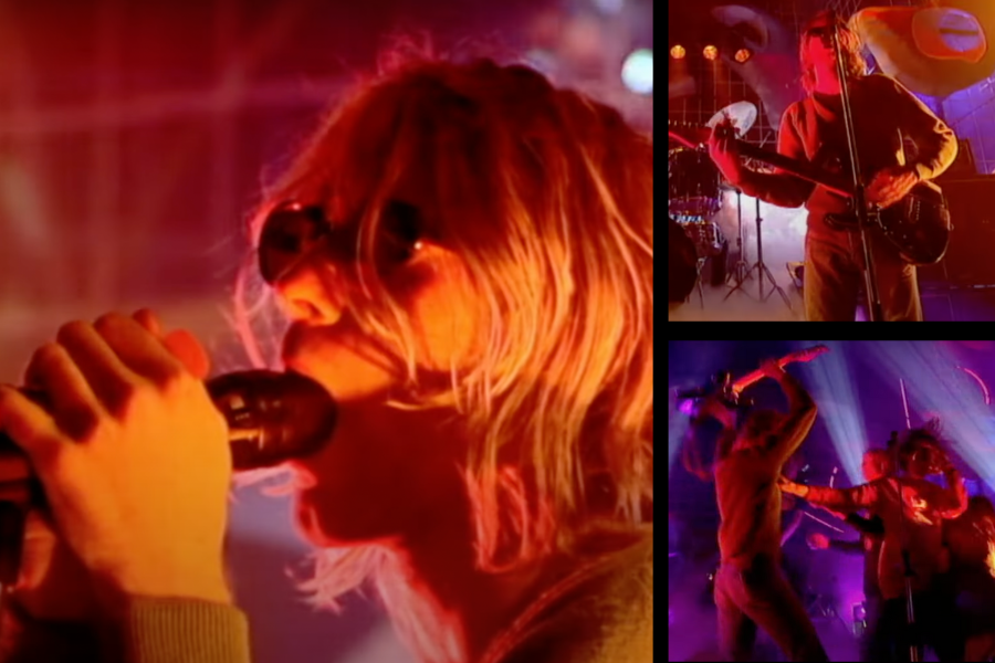 nirvana, top of the pops, kurt cobain, live music, smells like teen spirit