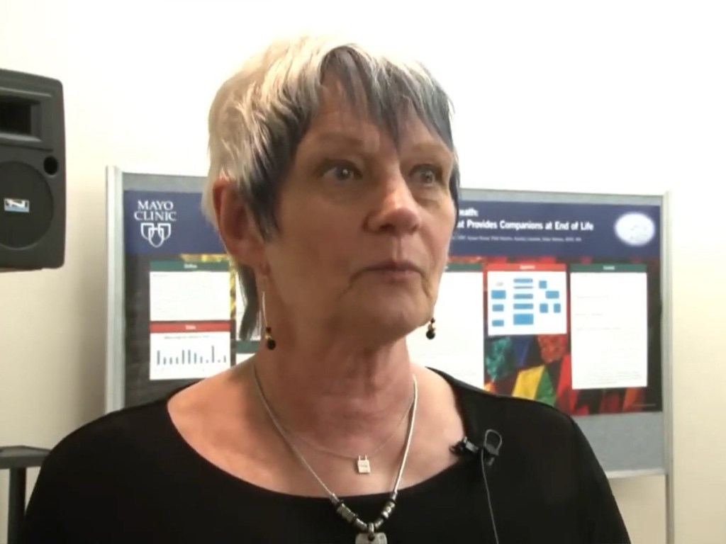 Sandra Clarke, No One Dies Alone, health care, compassion, hospice care, dying, patient care, volunteers