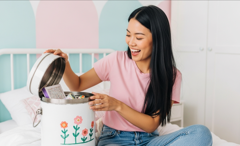 time capsule, nostalgia, viral tiktok, parenting, childhood memories, second grade, missouri mom