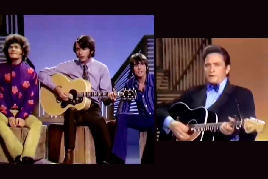 the monkees, johnny cash, the johnny cash show, davy jones, live music