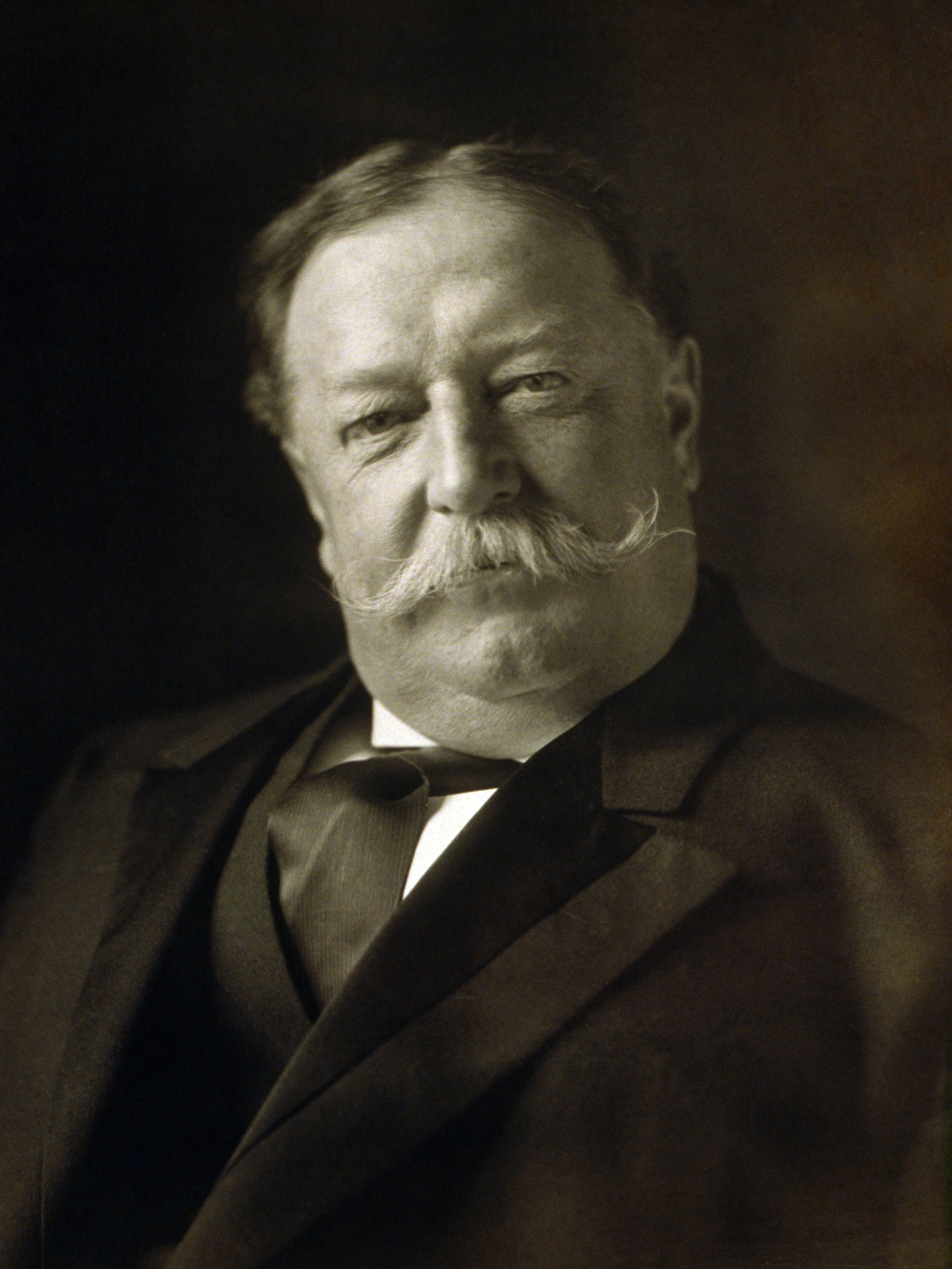 william howard taft, president, portrait, food, diet, calories