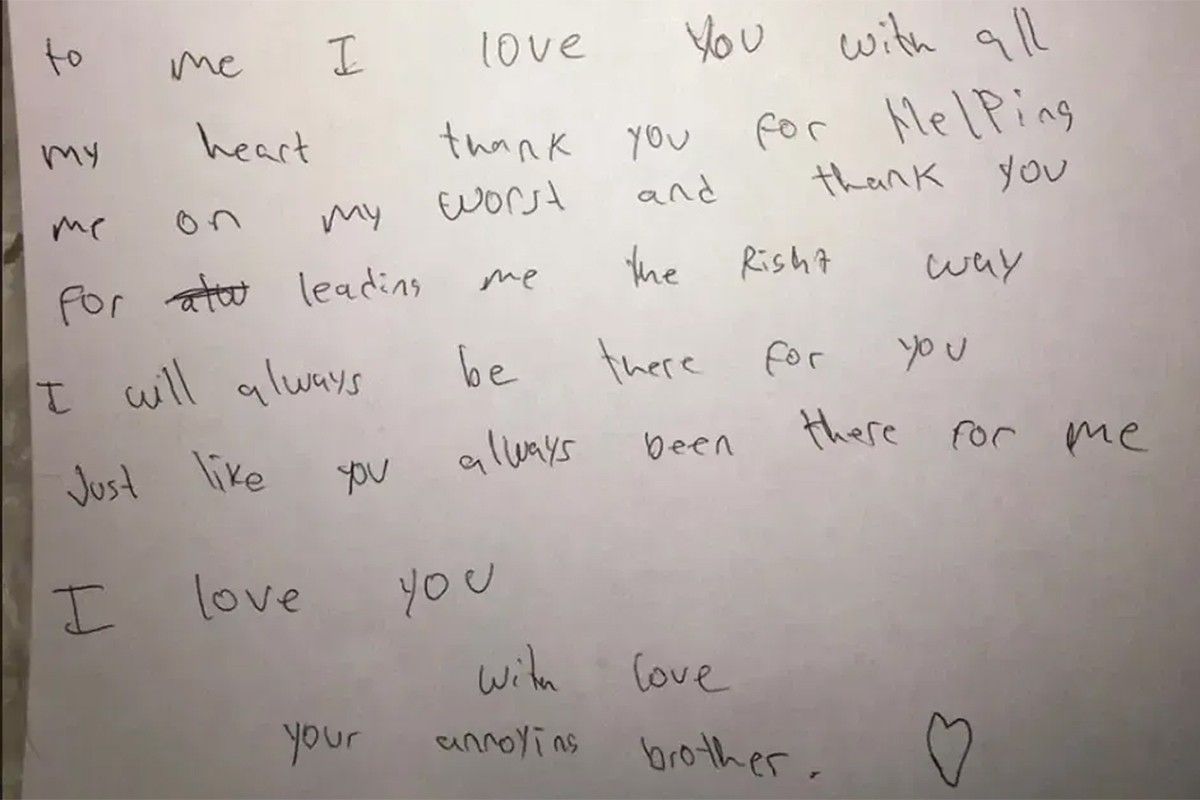 trending tweet, sibling bond, emotional story, viral moment, touching post