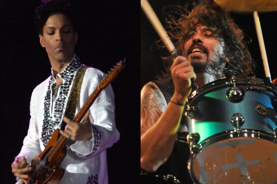 prince, dave grohl, foo fighters, concerts, rock stars
