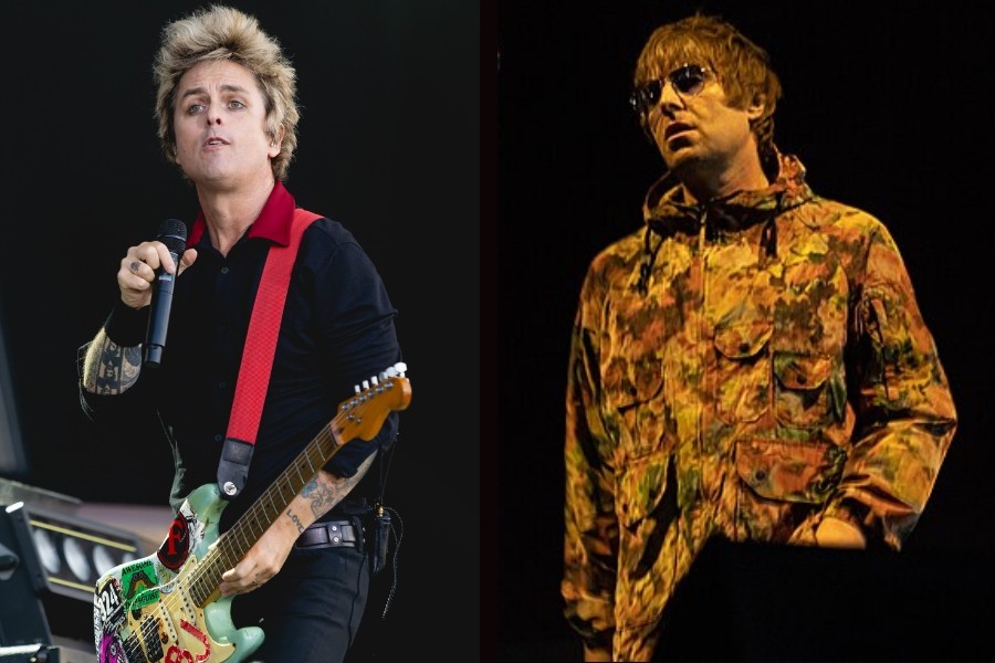 green day, oasis, wonderwall, billie joe armstrong, liam gallagher