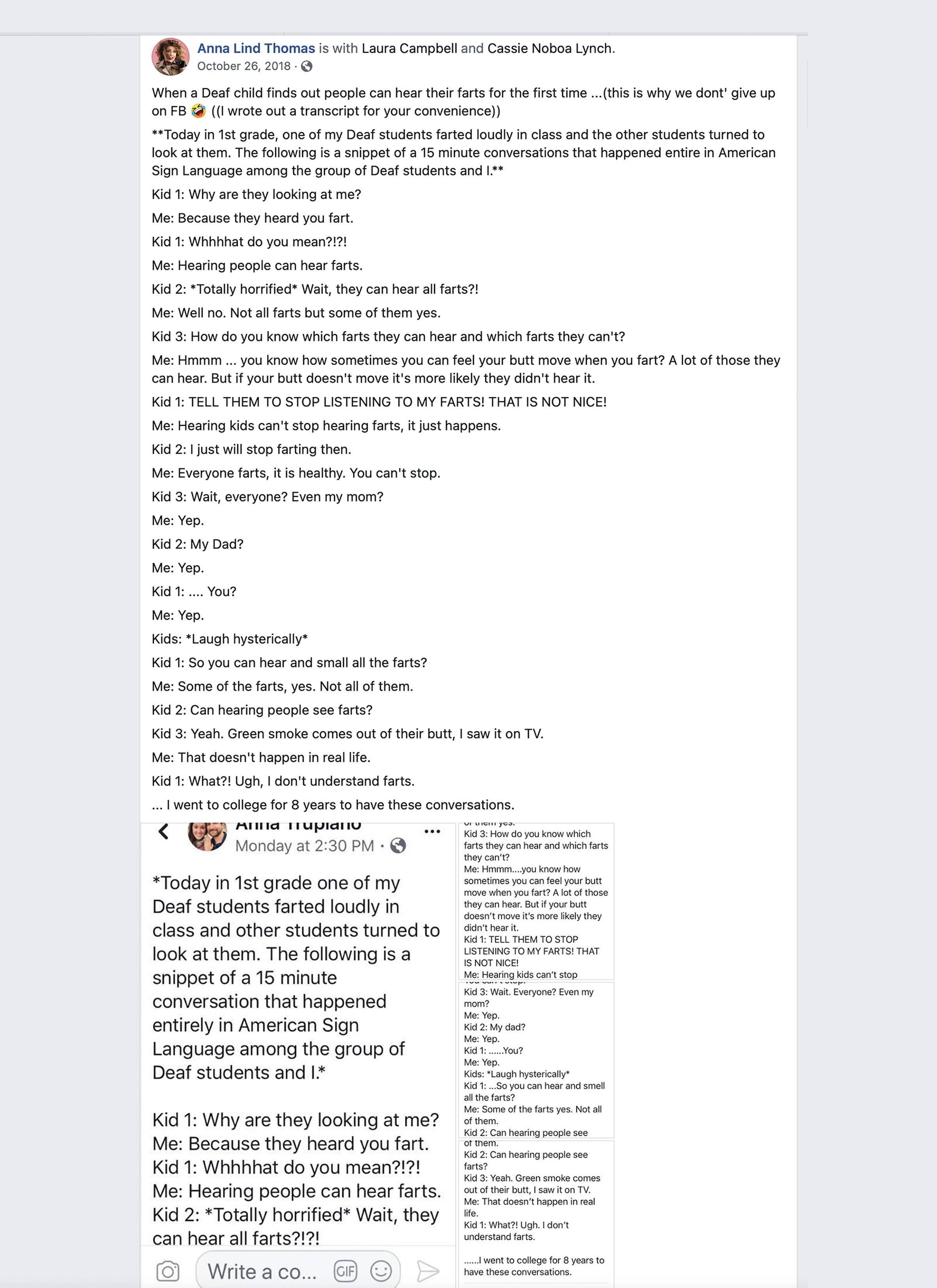 The discerning listener.