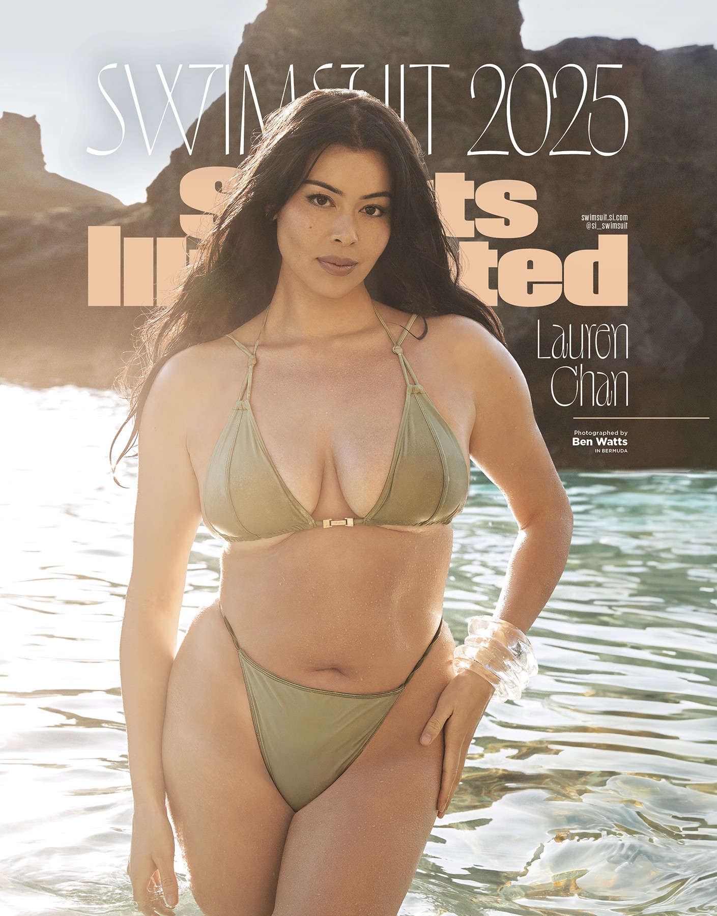 lauren chan, swimsuit, sports illustrated, model, queer, lgbt, lesbian, body acceptance