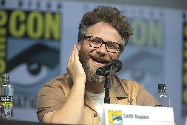 seth rogem comic-con, comedians, actors, celebrity, rogen speaking