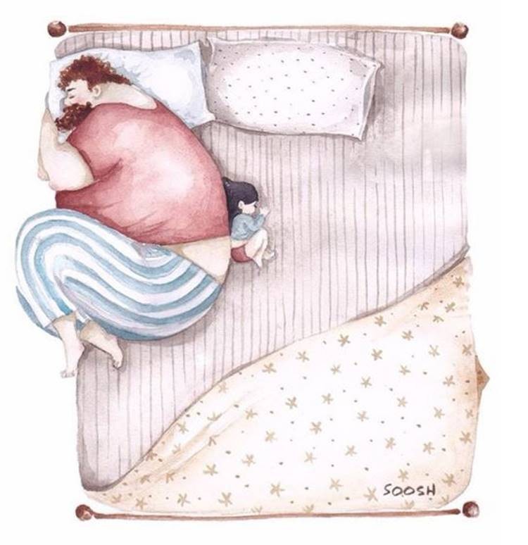 Dads make lots of space for us.