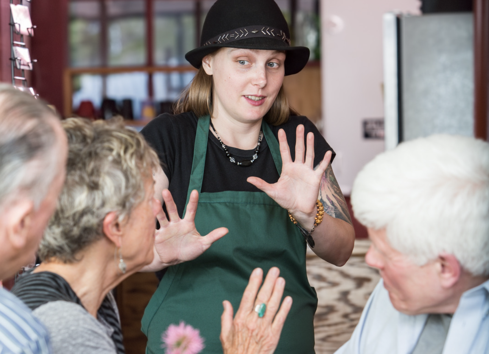 racism caught on video, waitress defends asian family, jennica cochran, michael lofthouse incident, viral restaurant video, anti-asian racism, gofundme viral, everyday hero story