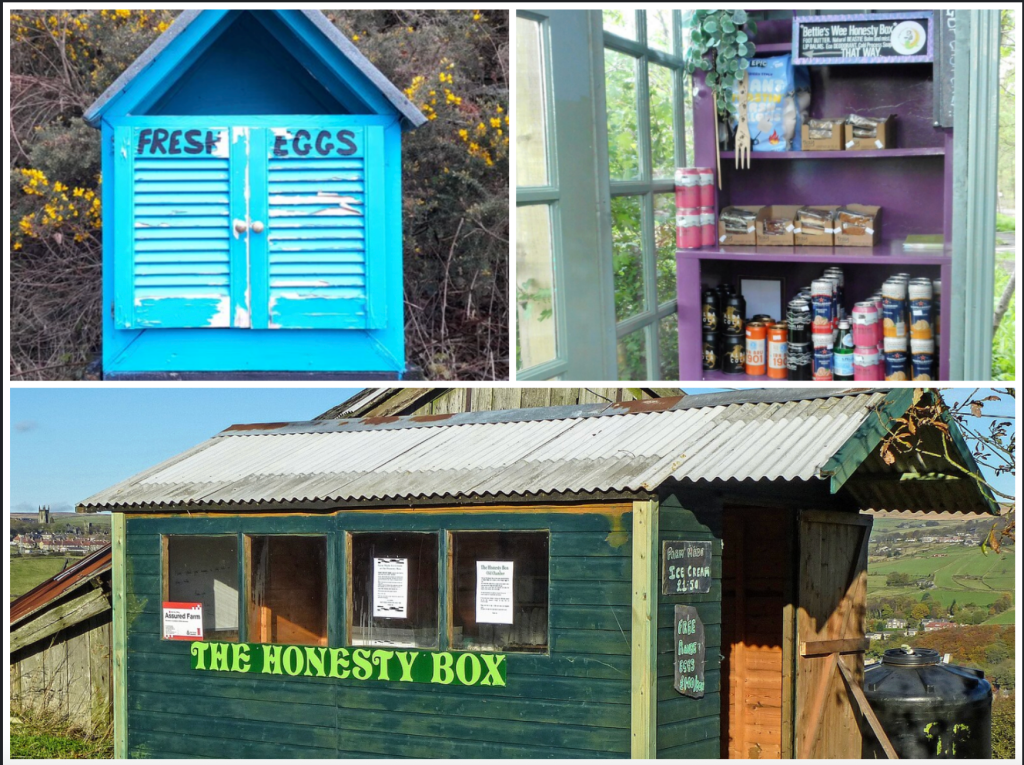 honesty box, community, economy, rural, neighbor