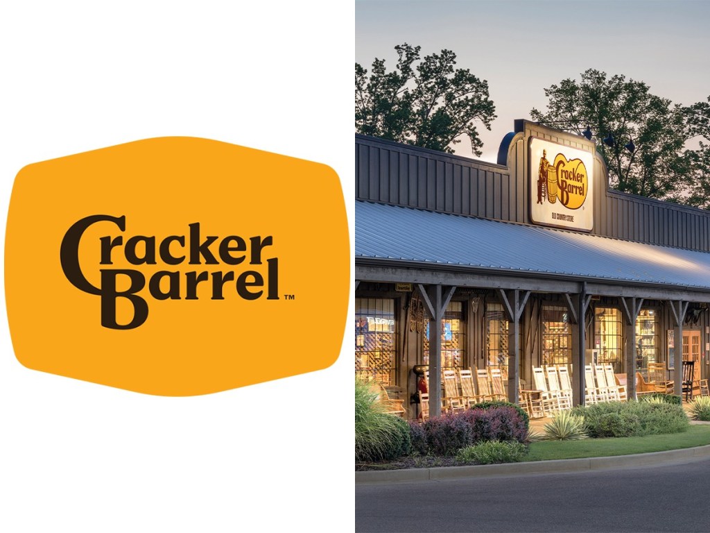 Cracker Barrel, logo, new logo, American brands, market share, advertising, backlash, criticism