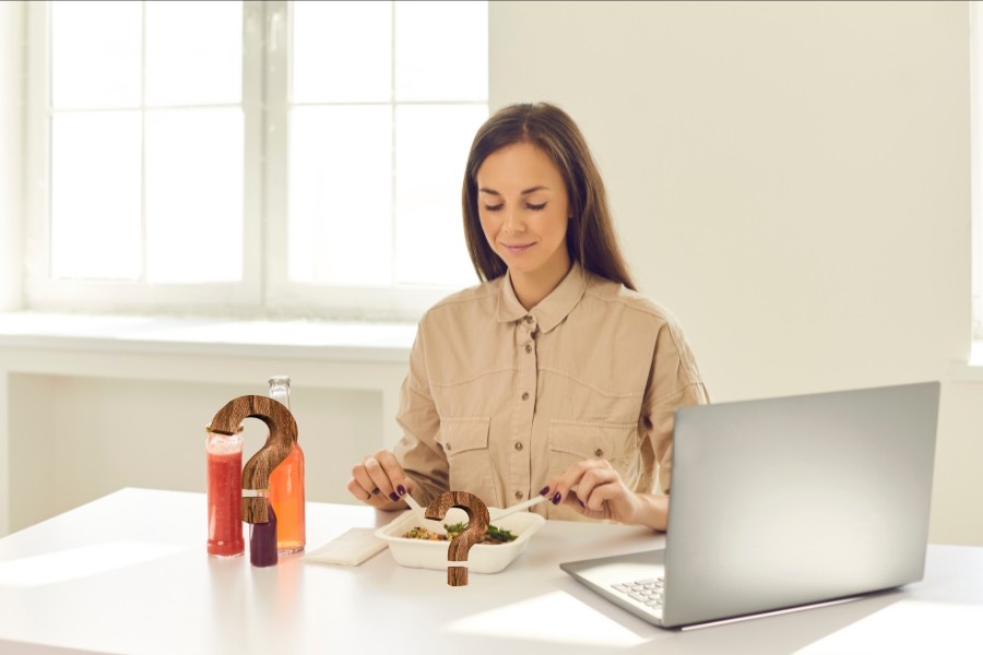 saving money, cheap lunch, office workers, workplace, easy meals