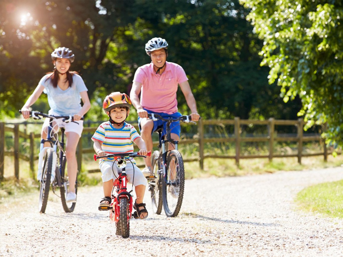 biking, modeling behavior, negative consequences, rewards, accountablity, role models, postive feedback