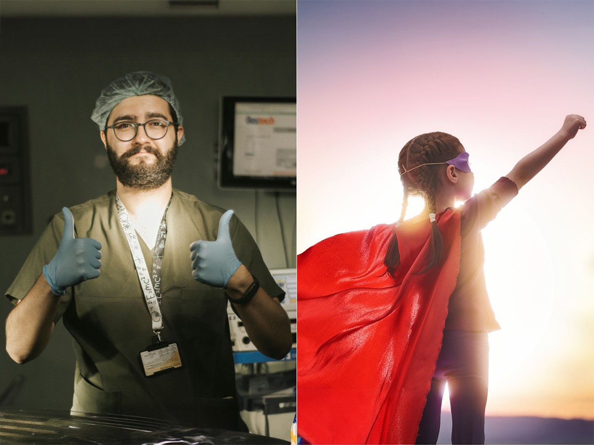 surgeon, superheroes, fear, anxiety, scared kids, operation, fun games, otolaryngologist
