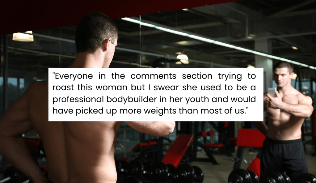 gym, bodybuilding, wholesome, viral video, TikTok, Instagram, Sebastian Anderson, Mama TJ, Ms. Olympia, ESPN