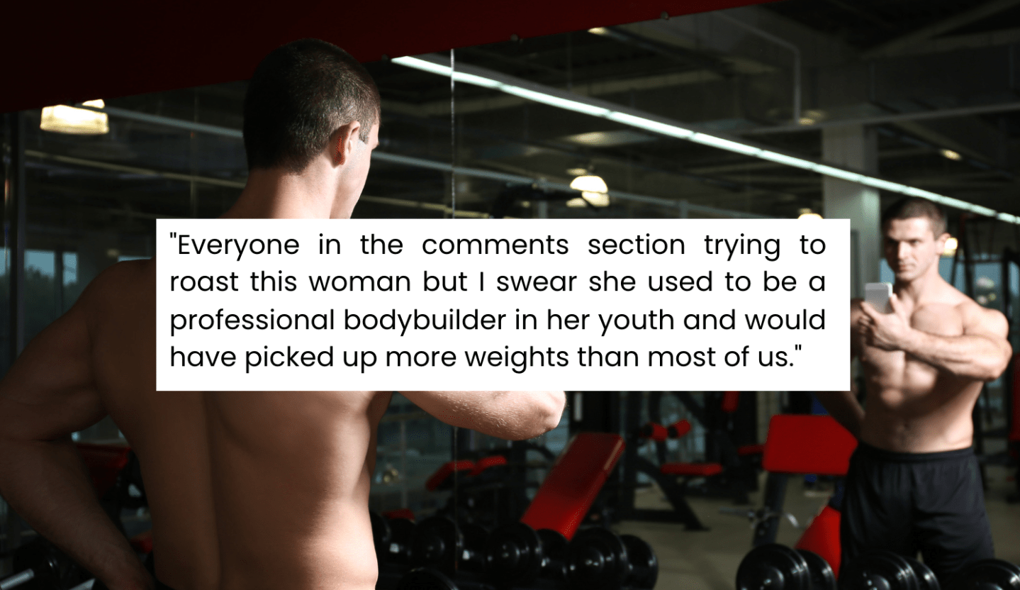 gym, bodybuilding, wholesome, viral video, TikTok, Instagram, Sebastian Anderson, Mama TJ, Ms. Olympia, ESPN