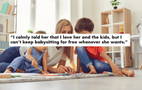 family conflict, babysitting, setting boundaries, unpaid labor, childcare, family dynamics, mental health, aita, reddit stories, personal finance