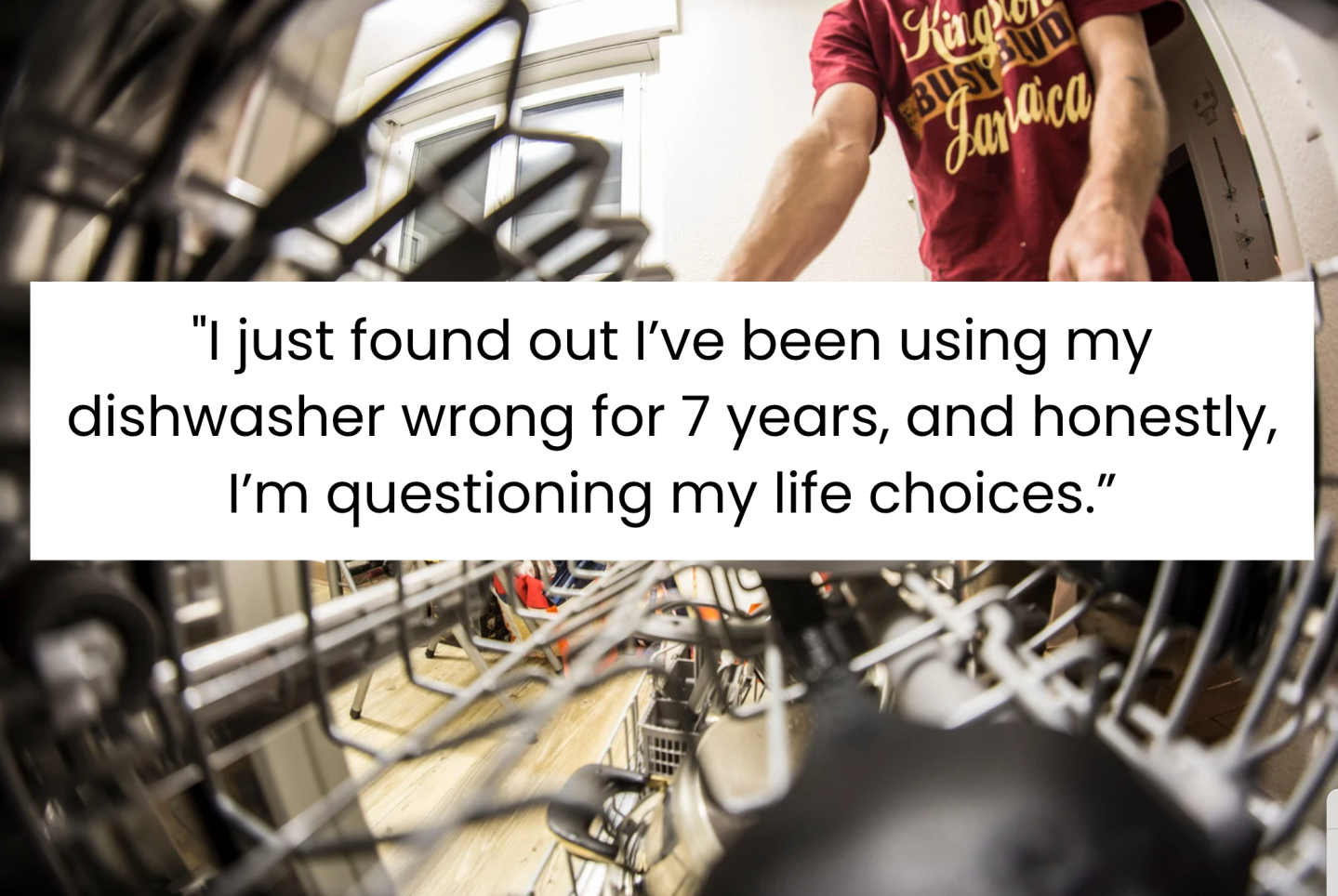 common mistakes, life hacks, Reddit, viral story, funny, relatable, household tips, appliances, dishwasher, laundry, TIL