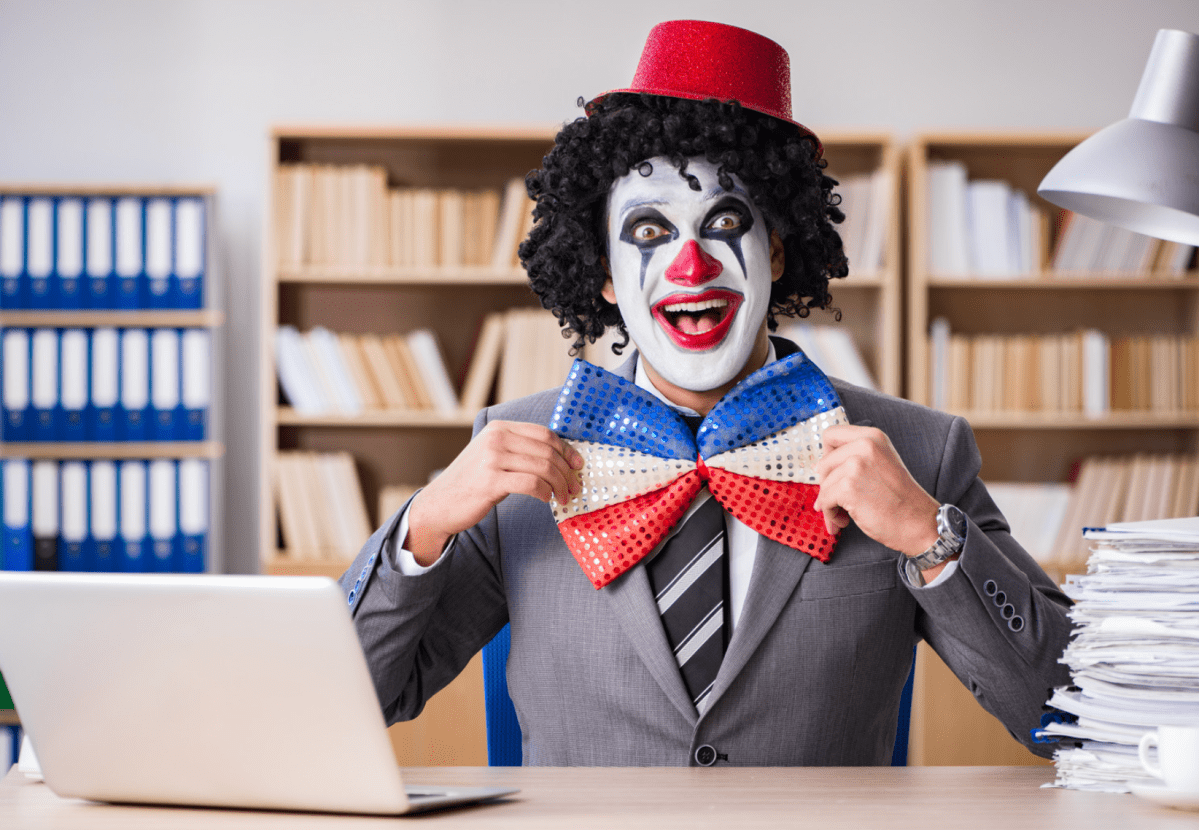 Josh Thompson, professional clown, getting fired, support person, viral story, New Zealand, workplace humor, HR meeting, creative layoff, Joseph Brosnahan