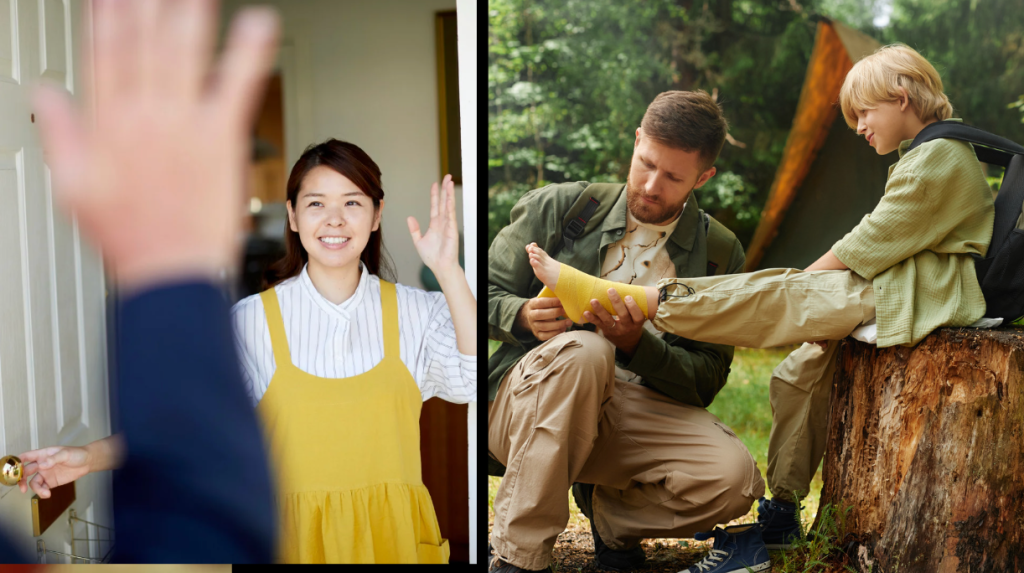 Michael Faling, homelessness, kindness, Blessings Under The Bridge, Mel Wood, father and son, community support, viral good news, poverty, feel-good story