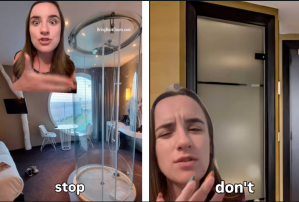viral tiktok, hotel bathrooms, privacy, privacy rights, social media