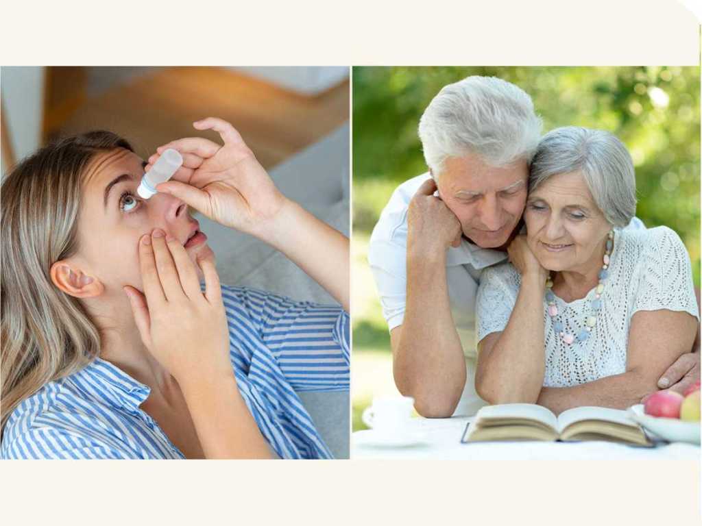 near-vision loss, hyperopia, pupil constriction, eye drops, eye health, visual acuity, science, aging